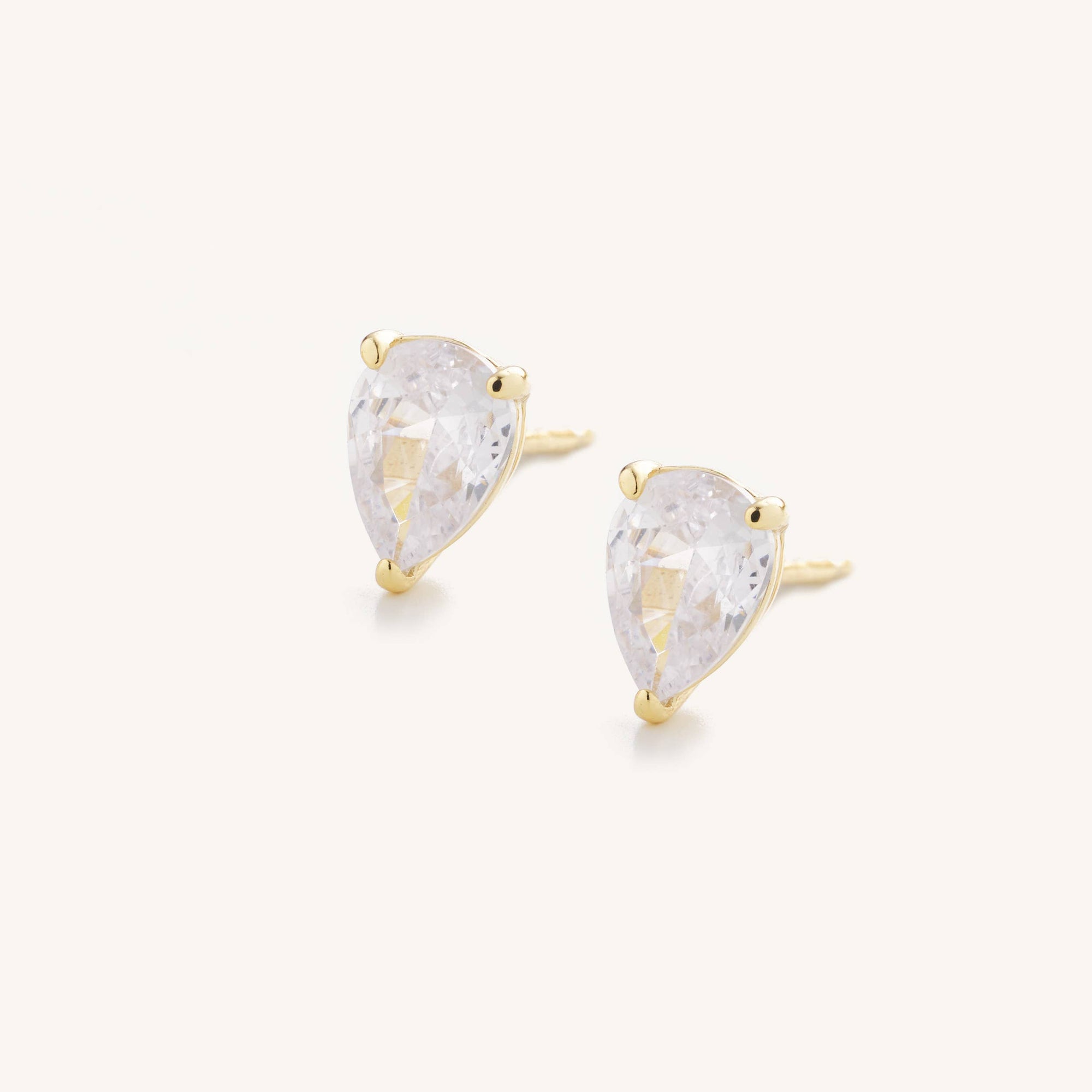 Emily Studs- Pear Cut