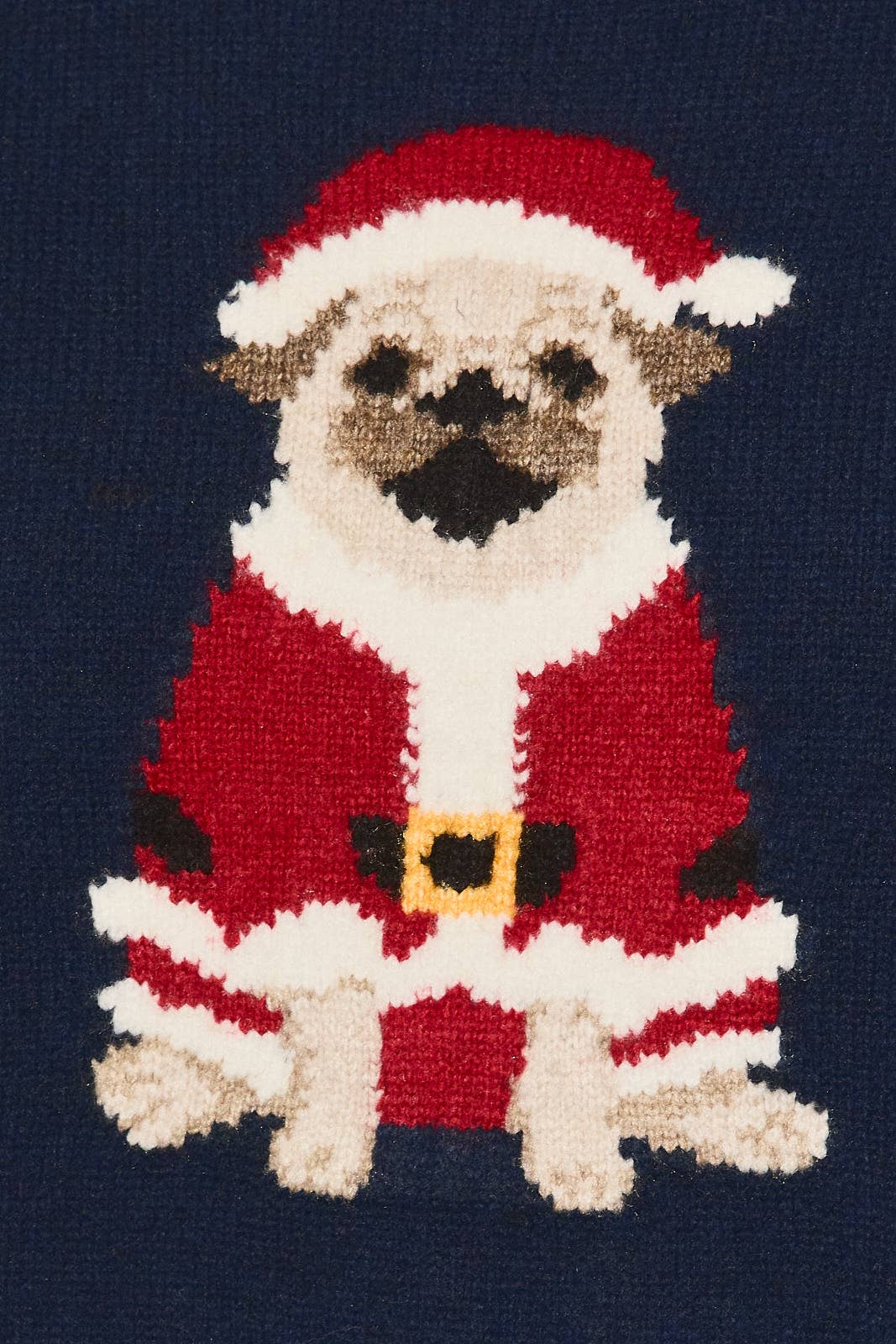 Santa Pug Knit Sweater