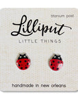 Ladybug Earrings // Kids Earrings