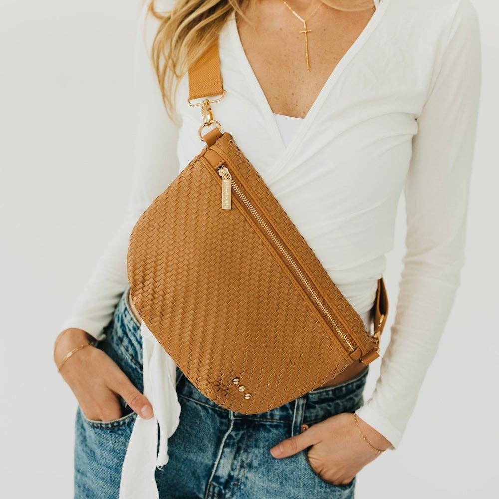 Diagonal Woven Westlyn Bum Bag