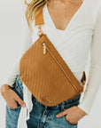 Diagonal Woven Westlyn Bum Bag