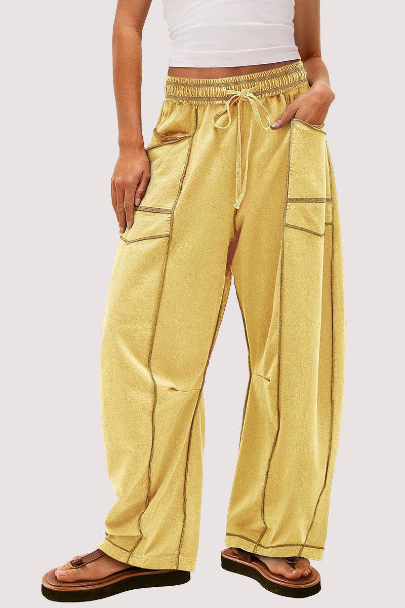 Tessa Wide-Leg Drawstring Pants