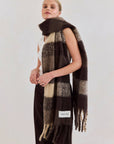 The Reykjavik Scarf Brown Check