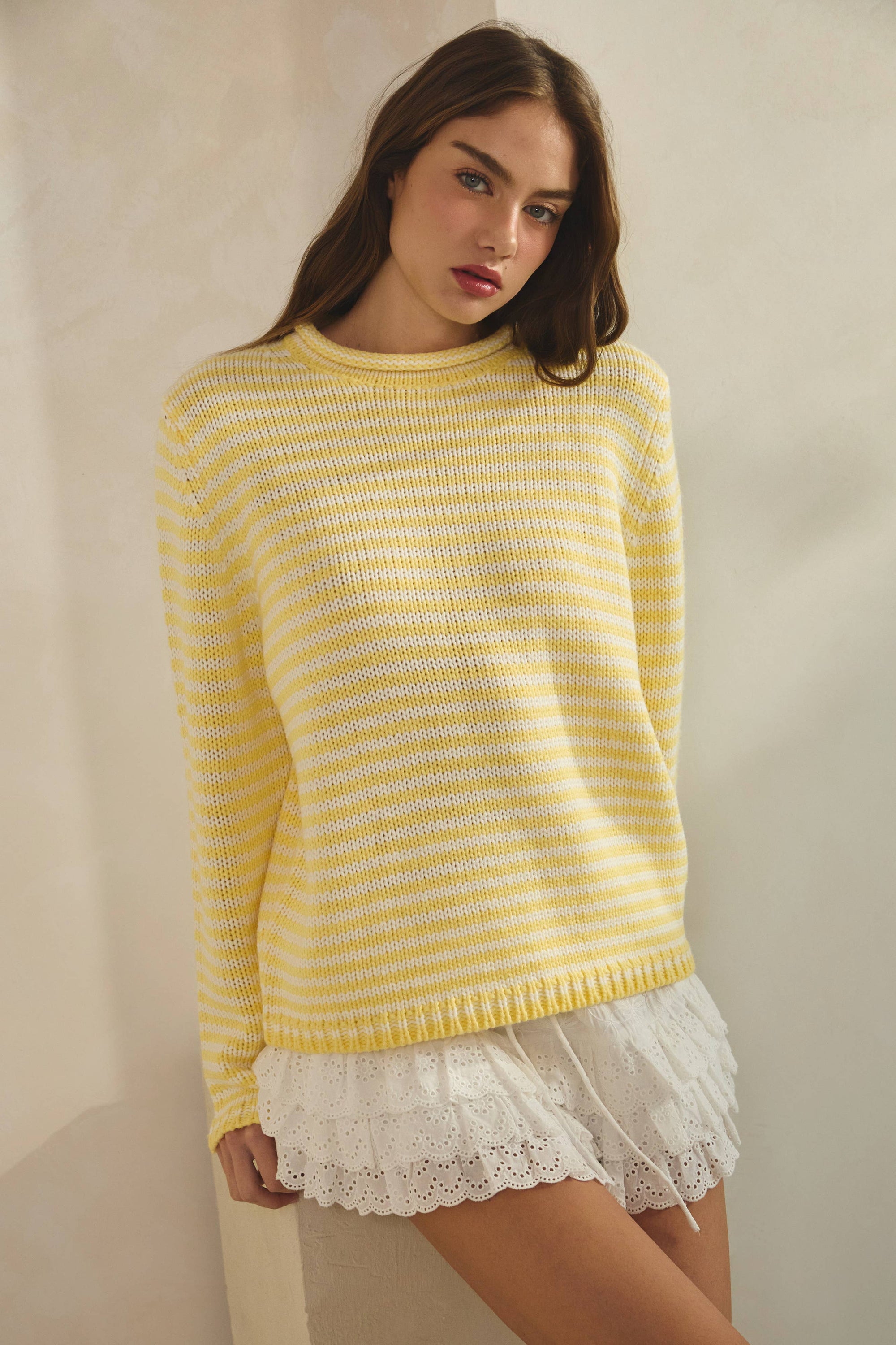 June Striped Knit Sweater - sanitystyle