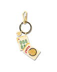 Hand-painted Mahjong Bag Charm + Keychain | Eco-Friendly