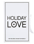 Gold Holiday Dip Bowls Book Box - Set of 2