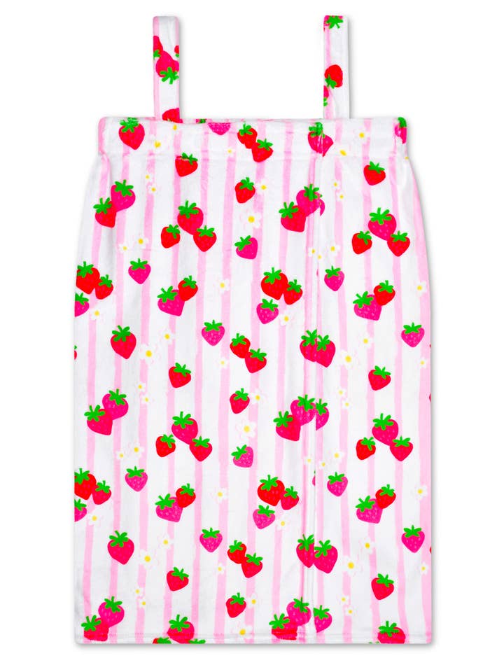 Strawberry Stripes Spa Wrap
