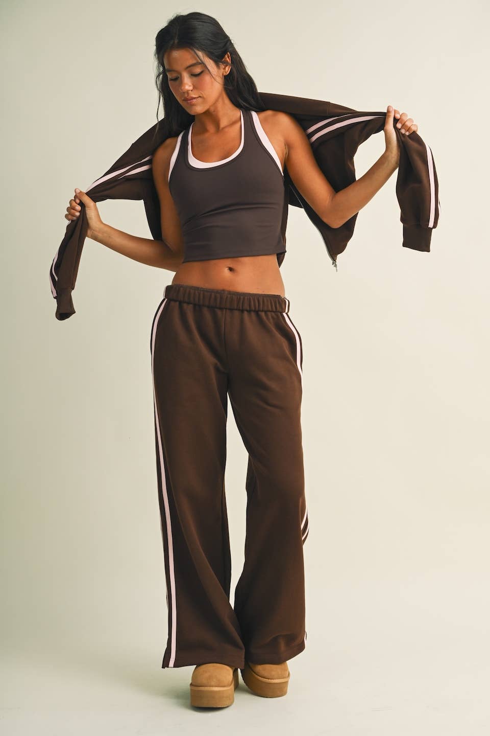 Double Layered Racerback Tank Top