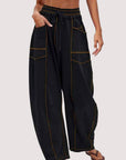 Tessa Wide-Leg Drawstring Pants