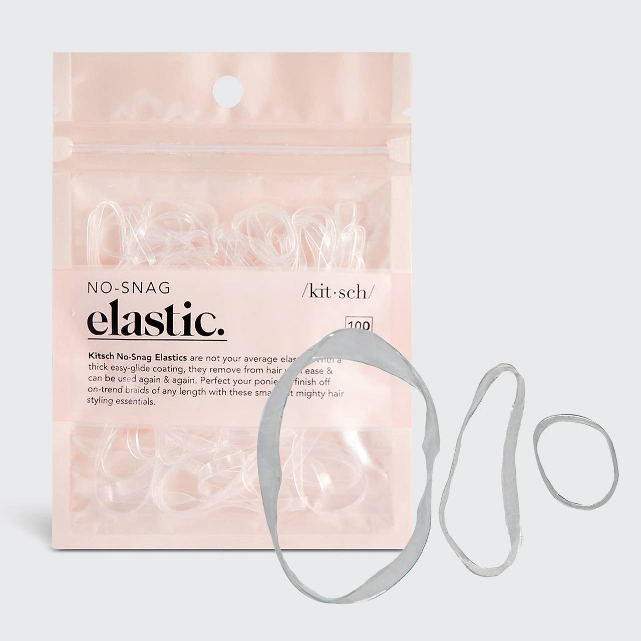 No-Snag Elastic 100 pc - Clear - sanitystyle
