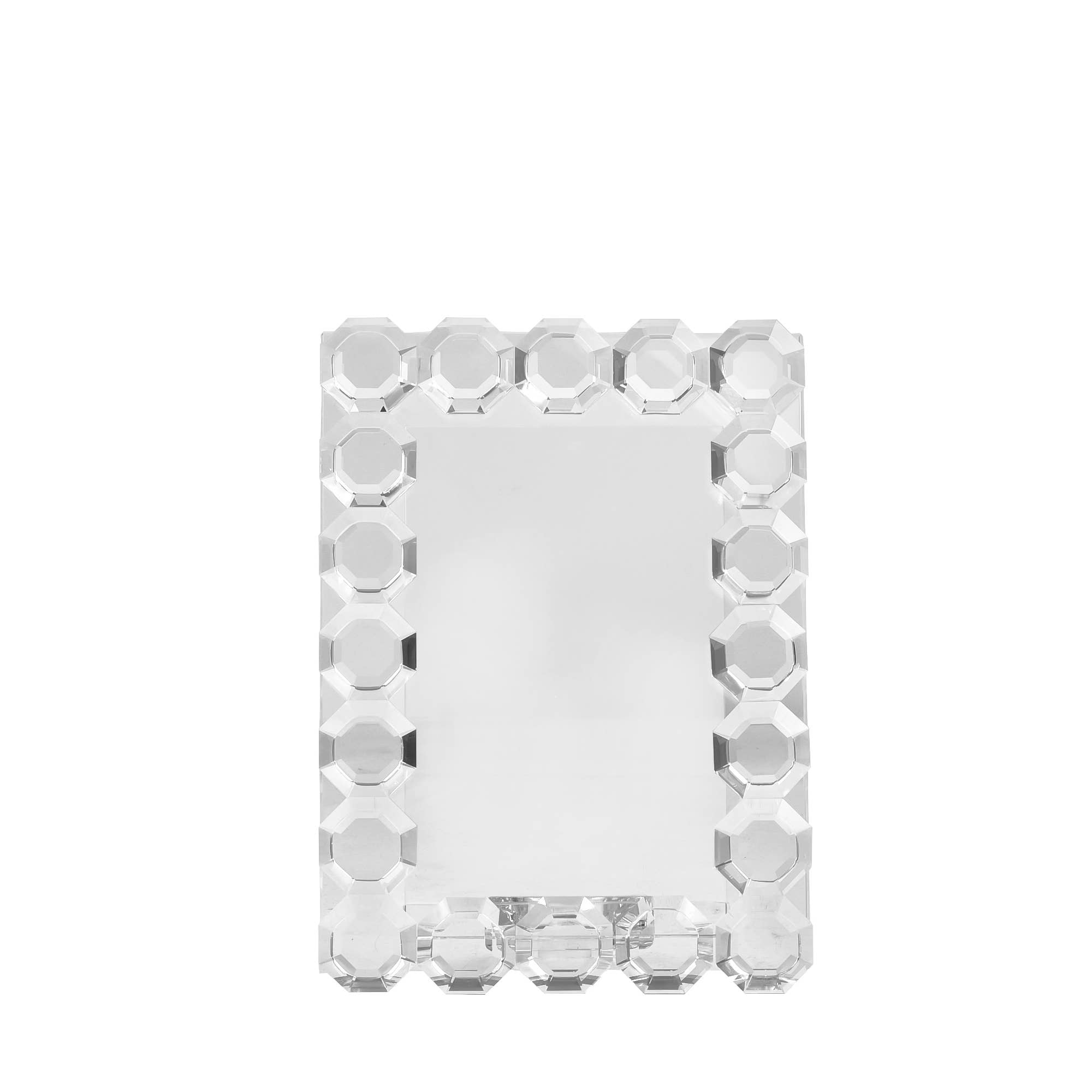 Octagon Crystal Picture Frame