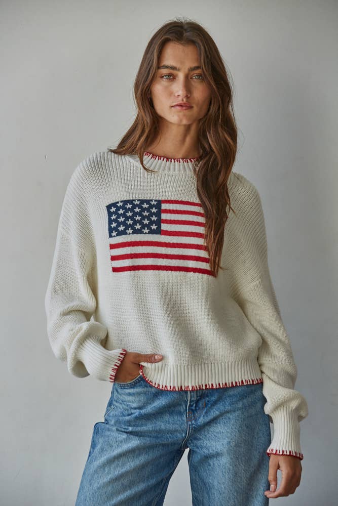 Freedom Flag Sweater