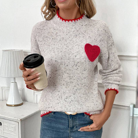 Hillary Heart Sweater