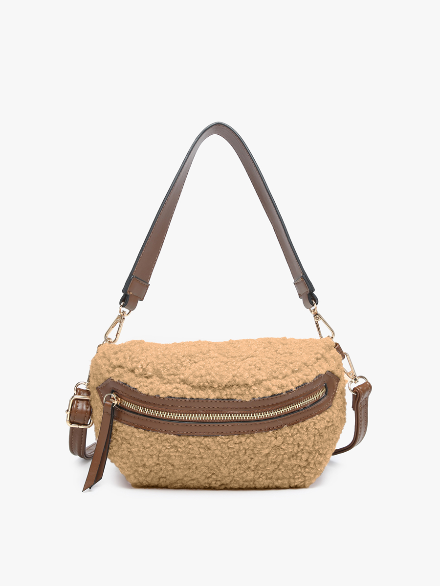Brookie Sherpa Belt Bag w/ Vegan Strap