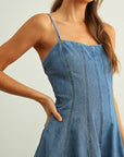 Dixie Denim Romper