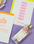 You're So F*cking Awesome - Glass Bottle Safety Matches - Pink/Yellow