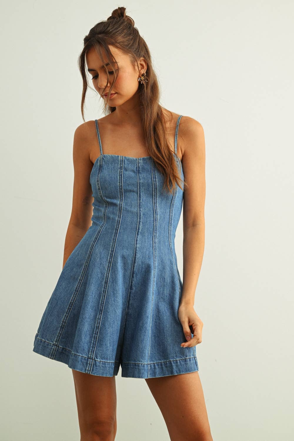 Dixie Denim Romper