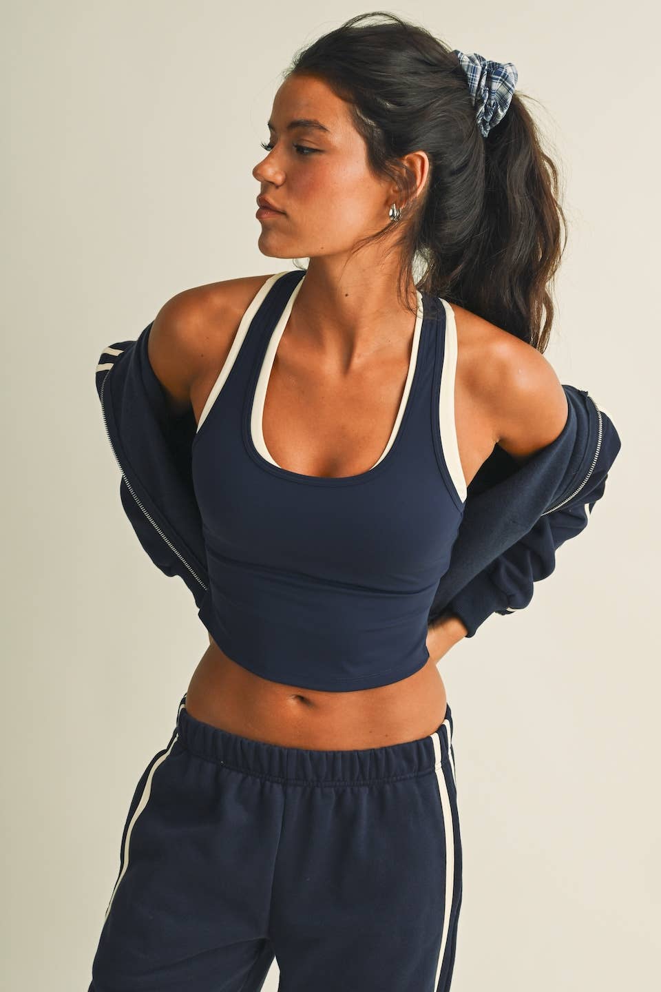Double Layered Racerback Tank Top