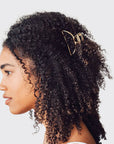 Open Shape Claw Clip - Gold