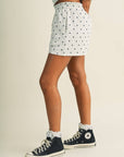 Polka Dot Sweatshort