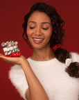 Holiday Ruched Satin Scrunchies 7pc Set