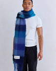 The Reykjavik Scarf Blue Check
