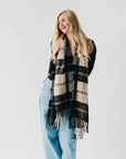 Penny Plaid Fringe Scarf