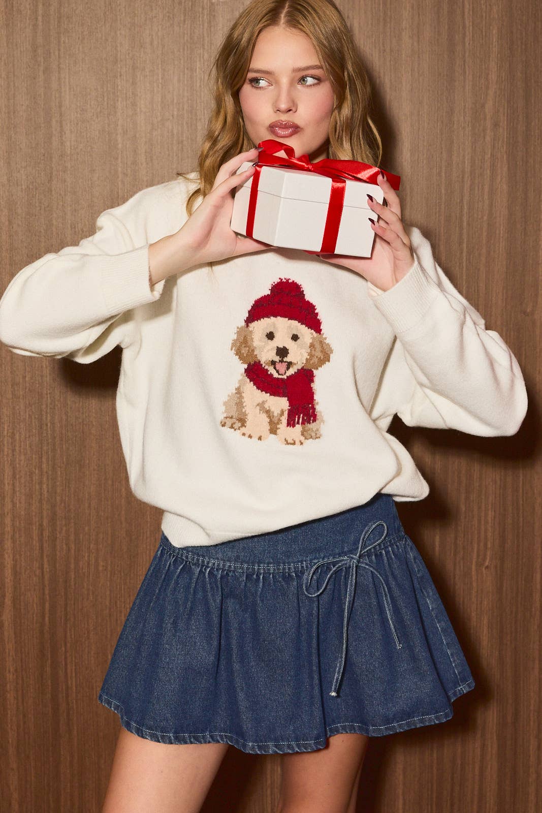 Willow Scarf Knit Sweater