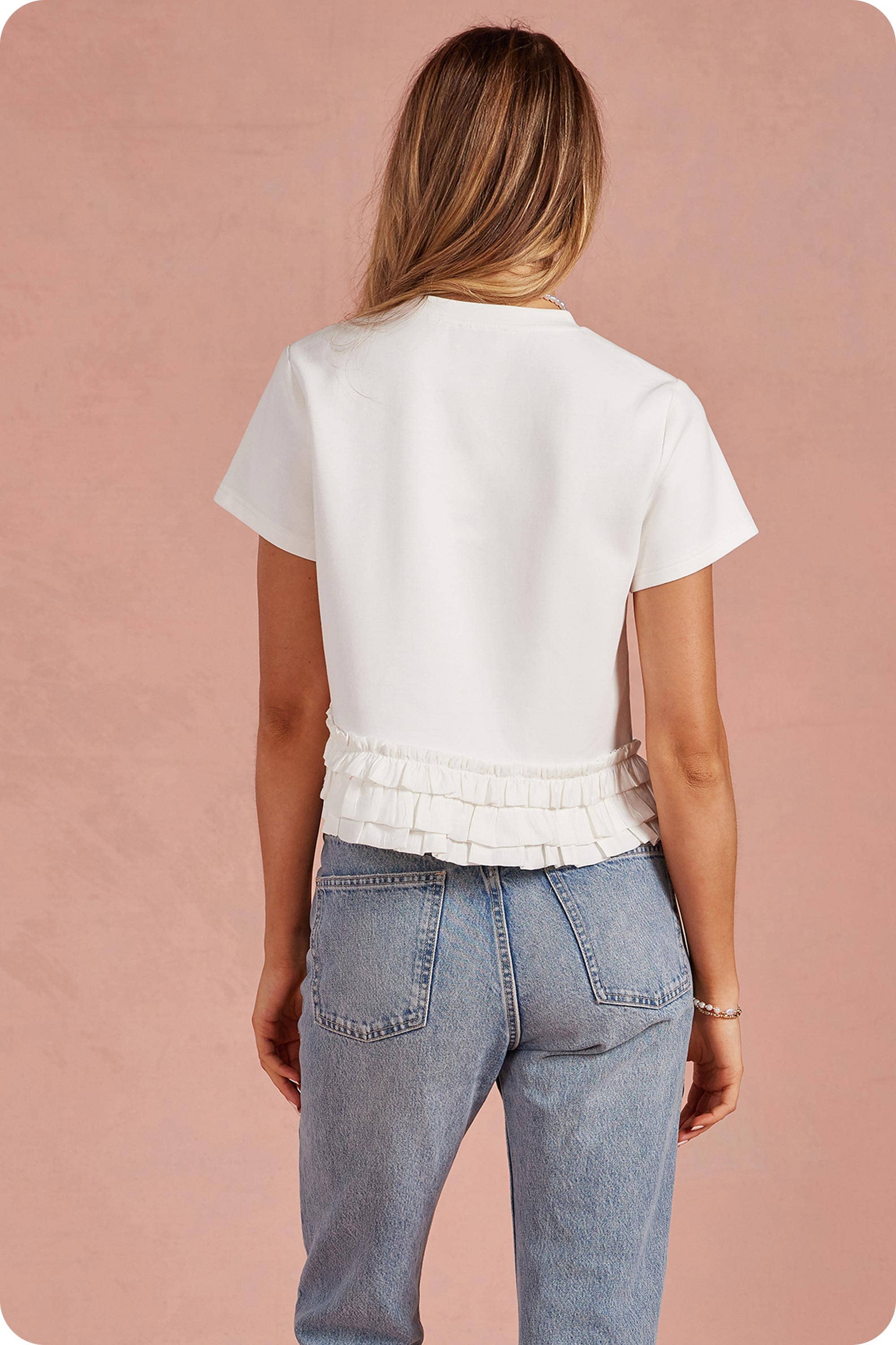 Tatum Ruffle Frill Top