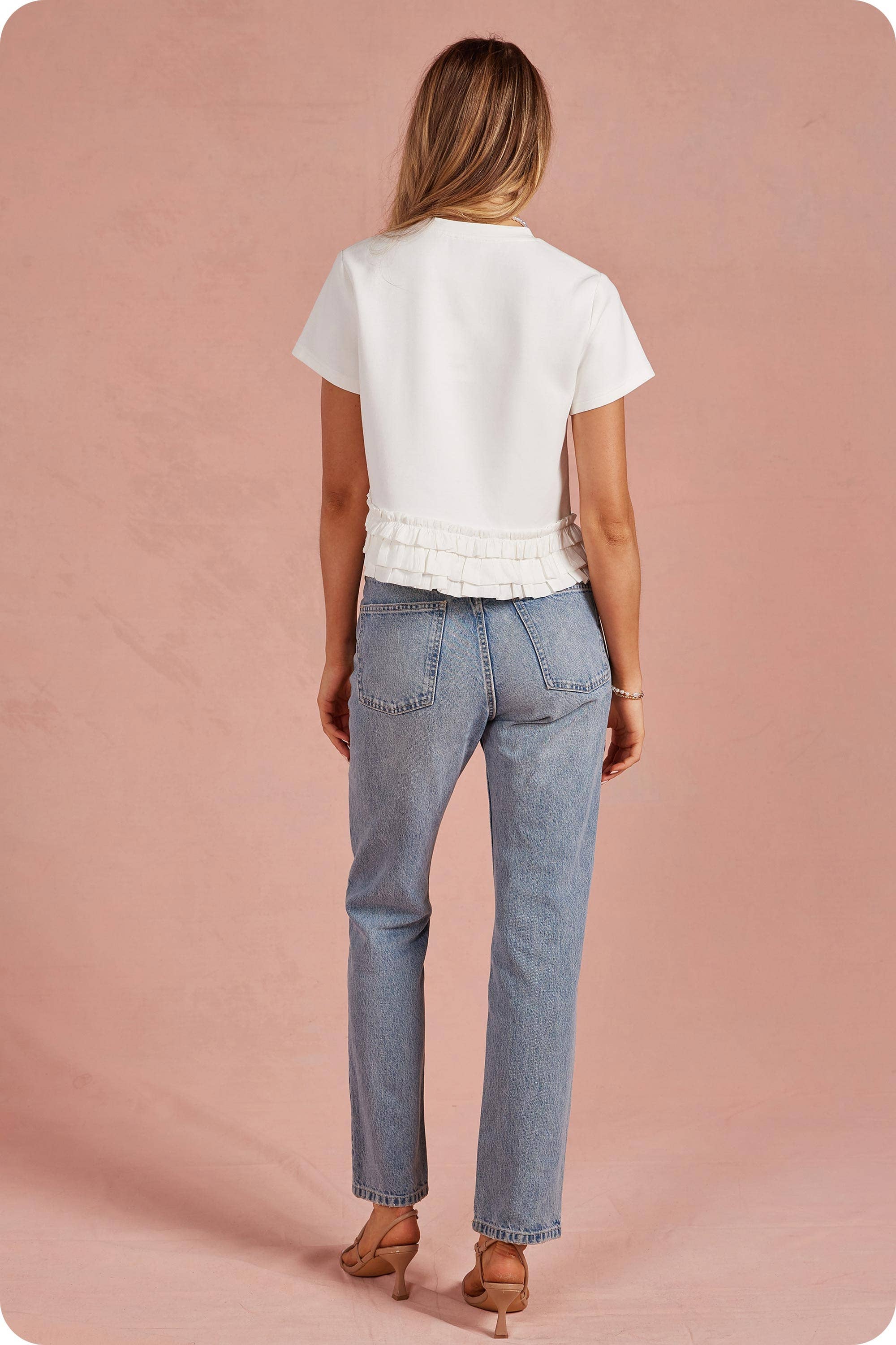 Tatum Ruffle Frill Top