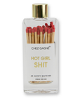Hot Girl Shit - Glass Bottle Safety Matches - Red