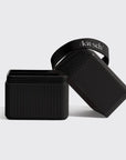2-Compartment Travel Case - Black - sanitystyle