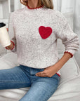 Hillary Heart Sweater