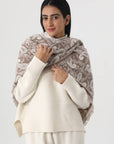 Women Paisley Print Tassel Triangle Scarf Warm Shawl Wrap