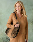 Galyna Faux Fur Hobo