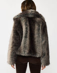 Charlie Ombre Faux Fur Jacket