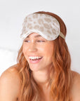 Satin Sleep Eye Mask - Leopard