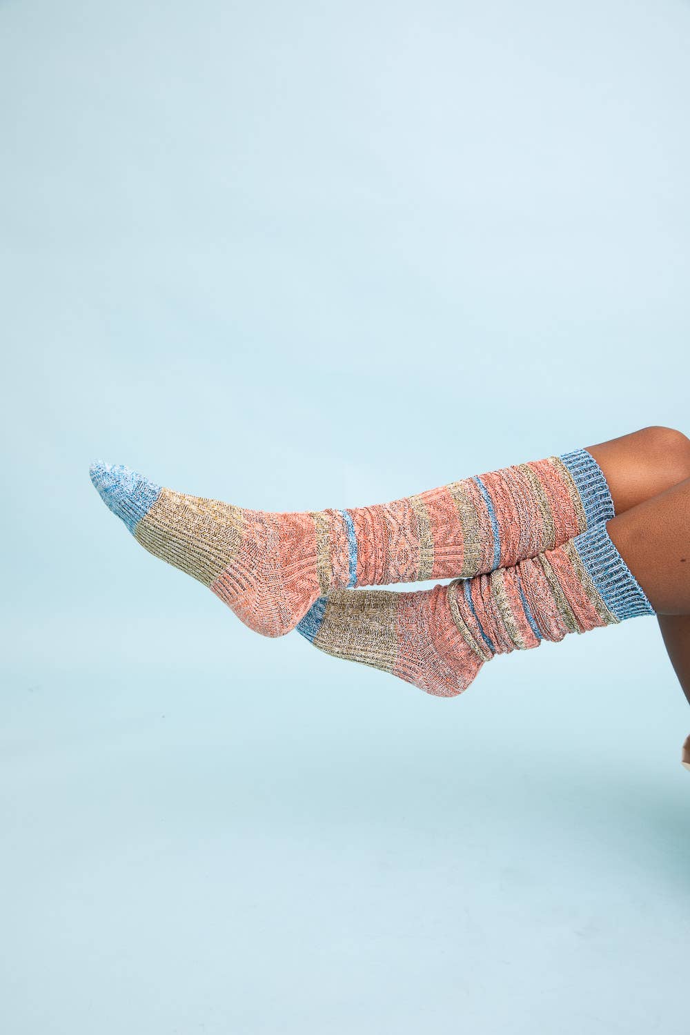 Boho Stripe Boot Socks - Perfect Fall Gift