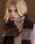 The Reykjavik Scarf Brown Check