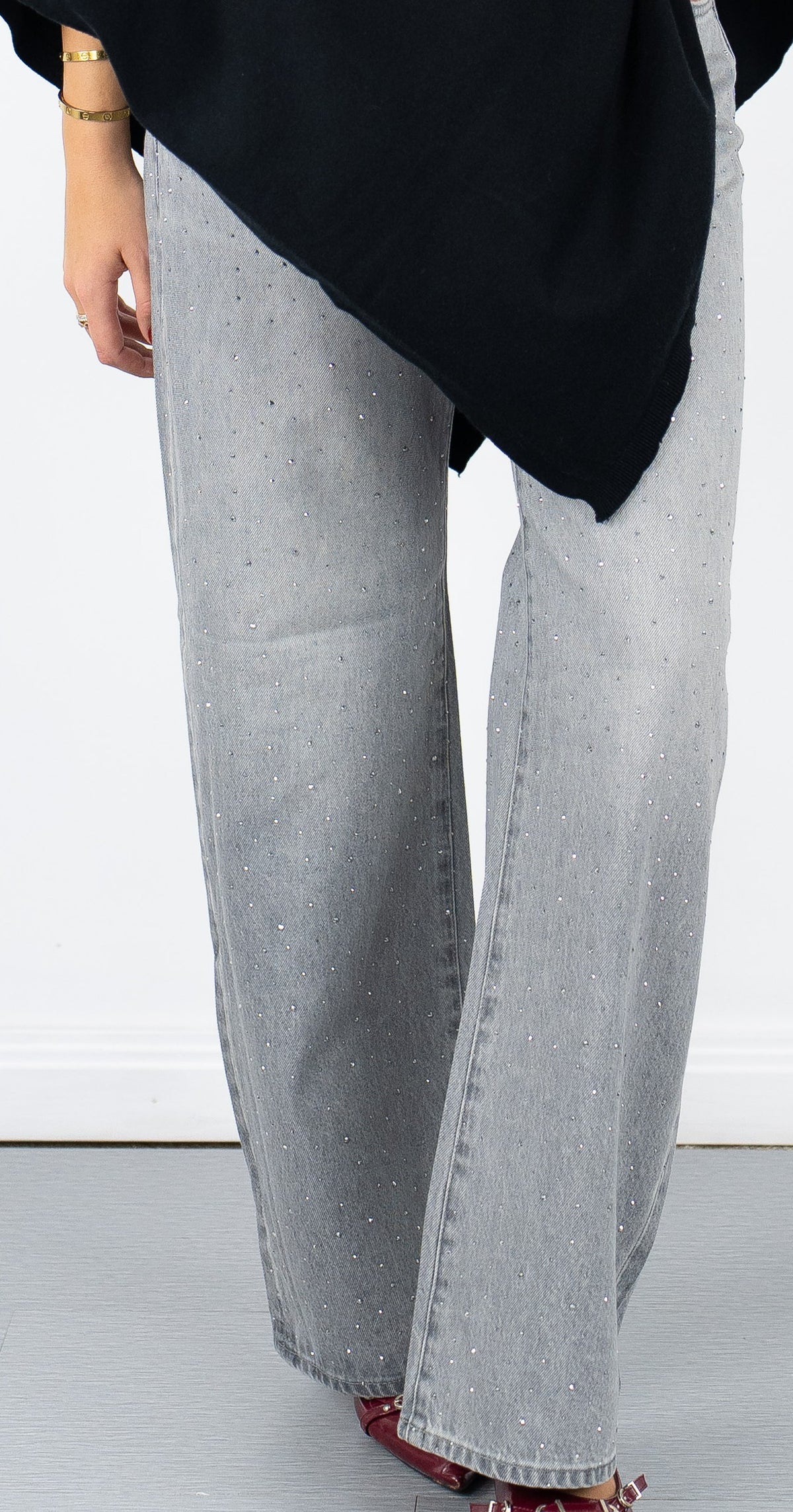 Pistola Harlowe Relaxed Baggy - Orion, cropped garment-only main photo