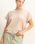 Reese Capped Sleeve Tee