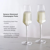 Seneca Crystal Champagne Flute