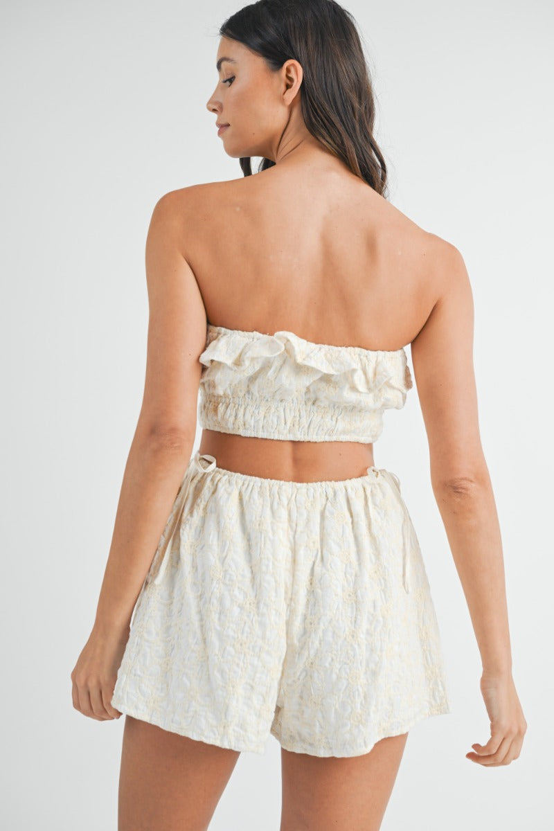 Dina Strapless Romper