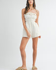 Dina Strapless Romper