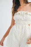 Dina Strapless Romper