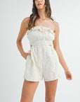 Dina Strapless Romper