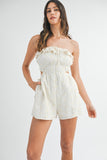 Dina Strapless Romper