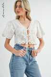 Janelle Embroidered Top