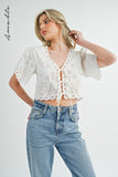 Janelle Embroidered Top