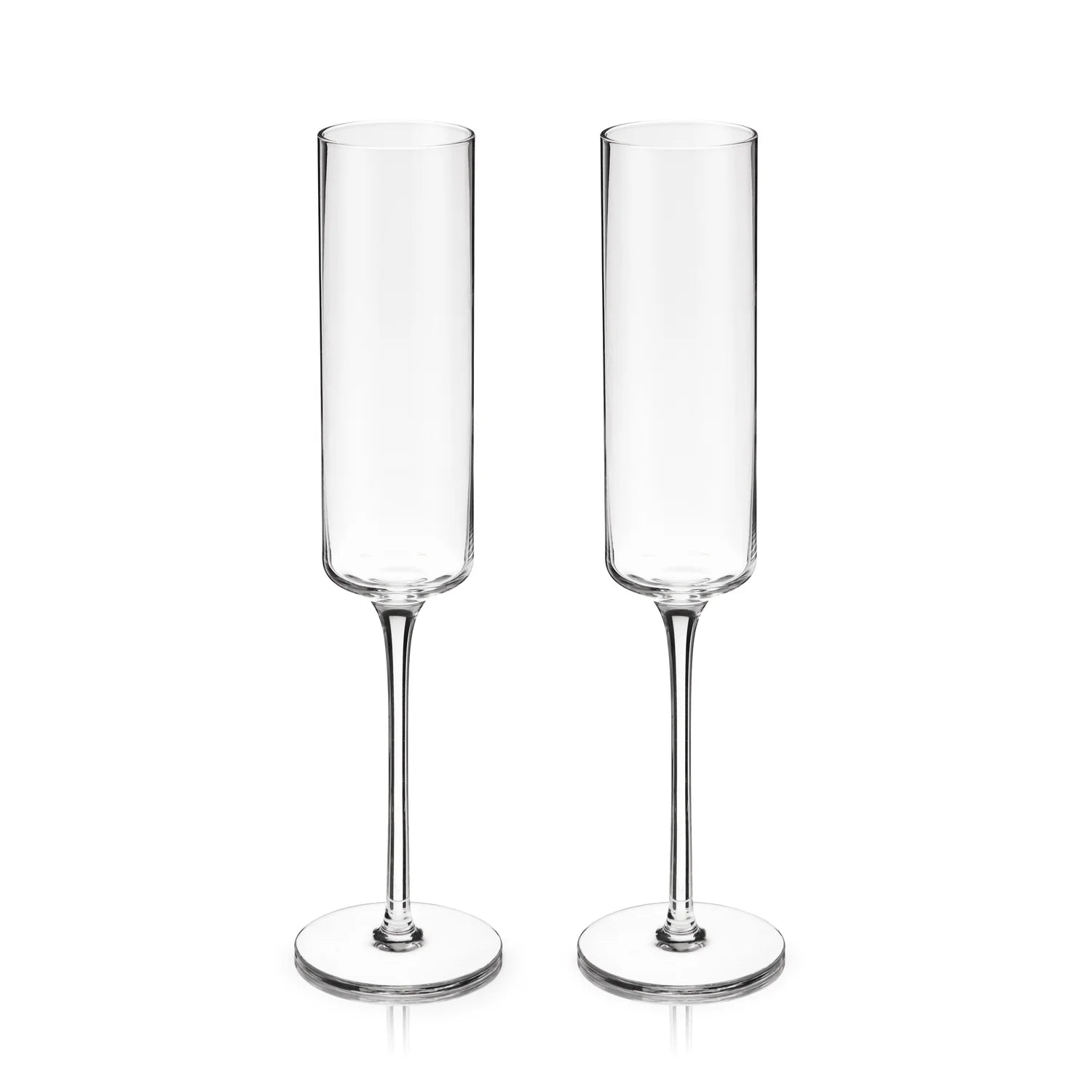 Laurel Champagne Flutes